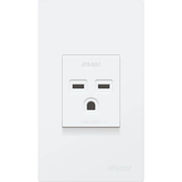 Royu WD901 1-Gang Aircon Outlet Set 20A (Wide) | Royu by KHM Megatools Corp.